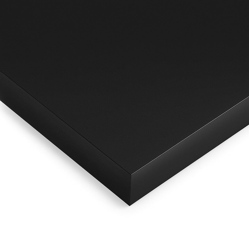 Black PE plastic