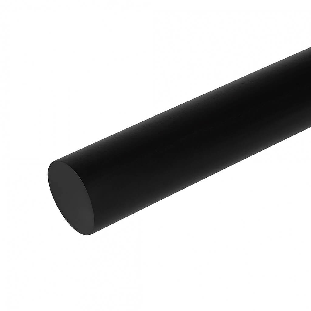 PVC black plastic rod